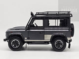 Kyosho 2007 Land Rover New Defender 90 Adventure Dark Grey Metallic OPENS 1:18 - New