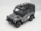 Kyosho 2007 Land Rover New Defender 90 Adventure Dark Grey Metallic OPENS 1:18 - New