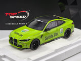 Top Speed 2022 BMW M4 (G82) 24hr Daytona Safety Car Sao Paulo Yellow 1:18 - New