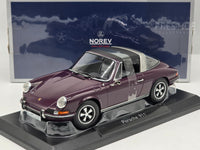 Norev 1971 Porsche 911 E Targa w Removeable Roof Violet Purple 1:18 - New