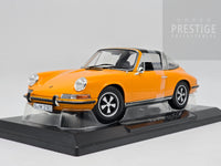 Norev 1970 Porsche 911 T Targa w Removeable Roof Orange 1:18 - New