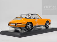 Norev 1970 Porsche 911 T Targa w Removeable Roof Orange 1:18 - New