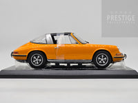 Norev 1970 Porsche 911 T Targa w Removeable Roof Orange 1:18 - New