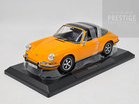 Norev 1970 Porsche 911 T Targa w Removeable Roof Orange 1:18 - New