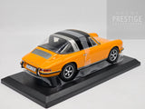 Norev 1970 Porsche 911 T Targa w Removeable Roof Orange 1:18 - New