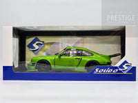 Solido 2022 Porsche 911 (930) KS-R Turbo Modified Widebody Lime Green 1:18 - New