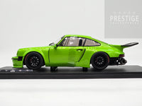 Solido 2022 Porsche 911 (930) KS-R Turbo Modified Widebody Lime Green 1:18 - New