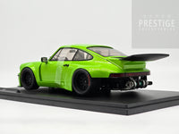 Solido 2022 Porsche 911 (930) KS-R Turbo Modified Widebody Lime Green 1:18 - New