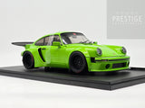 Solido 2022 Porsche 911 (930) KS-R Turbo Modified Widebody Lime Green 1:18 - New