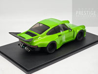 Solido 2022 Porsche 911 (930) KS-R Turbo Modified Widebody Lime Green 1:18 - New