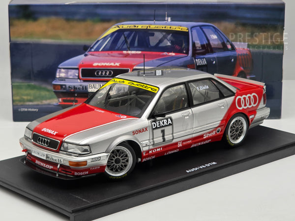 Werk83 1992 Audi Quattro V8 DTM #1 F.Biela Silver 1:18 - New