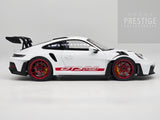 Norev 2022 Porsche 911 GT3 RS (992) White / Red LARGE 1:12 Scale - New