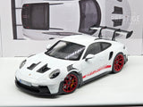 Norev 2022 Porsche 911 GT3 RS (992) White / Red LARGE 1:12 Scale - New