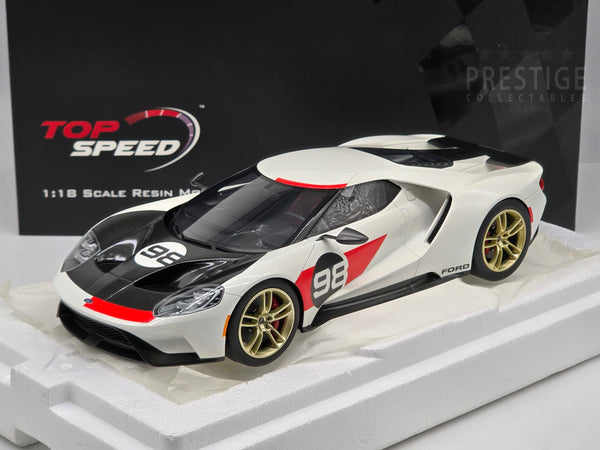 Top Speed 2021 Ford GT Heritage Edition of the 1966 Daytona 24hr #98 1:18 - New