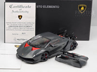 AUTOart Signature Lamborghini Sesto Elemento Carbon Grey / Red 1:18 - New