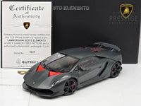 AUTOart Signature Lamborghini Sesto Elemento Carbon Grey / Red 1:18 - New