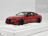 Top Speed 2021 BMW M4 Competition (G82) Coupe Toronto Red 1:18 - New