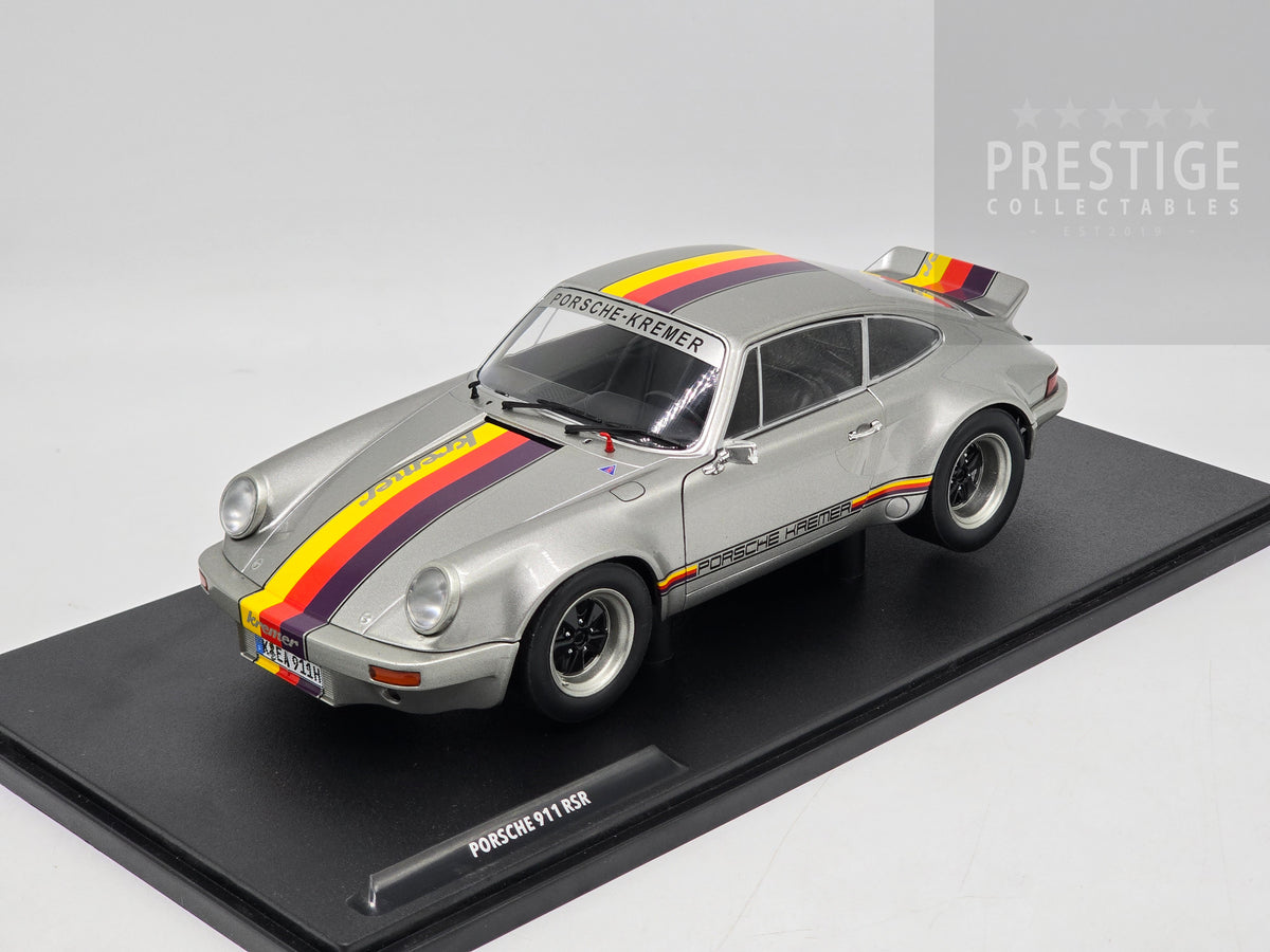 Voiture miniature PORSCHE 911 RSR KREMER DESIGN 1973 GREY - Collection Voiture miniature PORSCHE 911 RSR KREMER DESIGN 1973 GREY - Collection