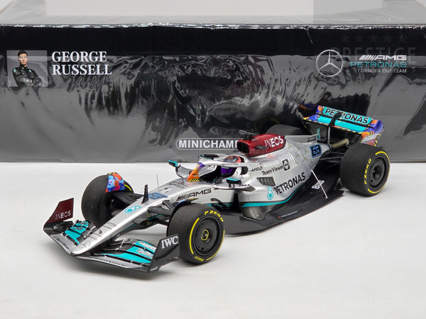 Minichamps 2022 Mercedes AMG W13 E-Performance Miami GP Russell #63 F1 1:18 - New