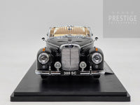 KK-Scale 1967 Mercedes Benz 300 SC W188 Convertible Gloss Black 1:18 - New