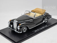 KK-Scale 1967 Mercedes Benz 300 SC W188 Convertible Gloss Black 1:18 - New
