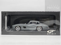 GT Spirit 2021 Mercedes Benz Gullwing S-Klub Tuned Nardo Grey GT418 1:18 - New