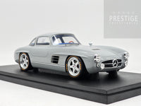 GT Spirit 2021 Mercedes Benz Gullwing S-Klub Tuned Nardo Grey GT418 1:18 - New