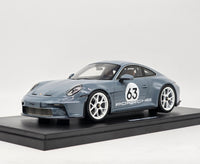 GT Spirit 2024 Porsche 911 S/T #63 Coupe (992) Meissen Blue GT491 1:18 - New