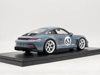 GT Spirit 2024 Porsche 911 S/T #63 Coupe (992) Meissen Blue GT491 1:18 - New