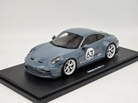GT Spirit 2024 Porsche 911 S/T #63 Coupe (992) Meissen Blue GT491 1:18 - New