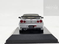 Kyosho Nissan Skyline GT-R R34 Nismo Grand Touring Car Grey 1:43 - New