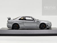 Kyosho Nissan Skyline GT-R R34 Nismo Grand Touring Car Grey 1:43 - New