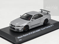 Kyosho Nissan Skyline GT-R R34 Nismo Grand Touring Car Grey 1:43 - New