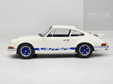 GT Spirit 1973 Porsche 911 Carrera 2.7 RS White / Blue GT921 LARGE 1:12 Scale - New