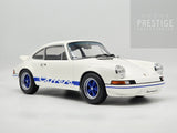 GT Spirit 1973 Porsche 911 Carrera 2.7 RS White / Blue GT921 LARGE 1:12 Scale - New