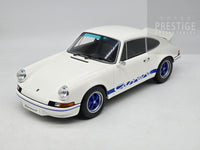 GT Spirit 1973 Porsche 911 Carrera 2.7 RS White / Blue GT921 LARGE 1:12 Scale - New