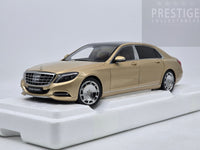 AUTOart Mercedes Benz Maybach S-Class S600 Gold 76294 1:18 Scale - New / READ