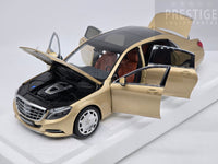 AUTOart Mercedes Benz Maybach S-Class S600 Gold 76294 1:18 Scale - New / READ