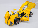 Exoto 1967 Ford GT40 MK IV Prototype Yellow w Black Stripes 1:18 - USED/READ