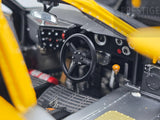 Exoto 1967 Ford GT40 MK IV Prototype Yellow w Black Stripes 1:18 - USED/READ