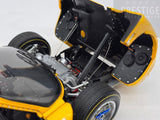 Exoto 1967 Ford GT40 MK IV Prototype Yellow w Black Stripes 1:18 - USED/READ