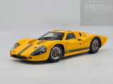 Exoto 1967 Ford GT40 MK IV Prototype Yellow w Black Stripes 1:18 - USED/READ