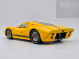 Exoto 1967 Ford GT40 MK IV Prototype Yellow w Black Stripes 1:18 - USED/READ