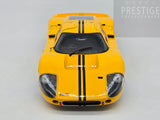 Exoto 1967 Ford GT40 MK IV Prototype Yellow w Black Stripes 1:18 - USED/READ