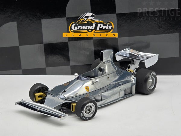 Exoto 1975 Ferrari 312T Formula 1 50th Anniversary Polished Aluminium 1:18 - Used