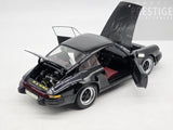 Minichamps 1983 Porsche 911 Carrera Coupe Gloss Black 1:18 - Used / Read