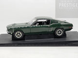 AUTOart 1968 Ford Mustang GT390 Fastback Bullitt Steve McQueen Green 1:18 - USED