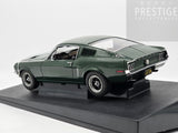 AUTOart 1968 Ford Mustang GT390 Fastback Bullitt Steve McQueen Green 1:18 - USED