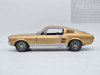 AUTOart 1967 Ford Mustang GT 390 Fastback Metallic Gold 72806 1:18 - READ / USED