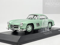 Minichamps 1955 Mercedes Benz 300 SL Coupe Gullwing Light Green Metallic 1:18 - New